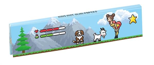 Choosypapers King Size Slim Zigarettenpapier "Pixel - Heidi"